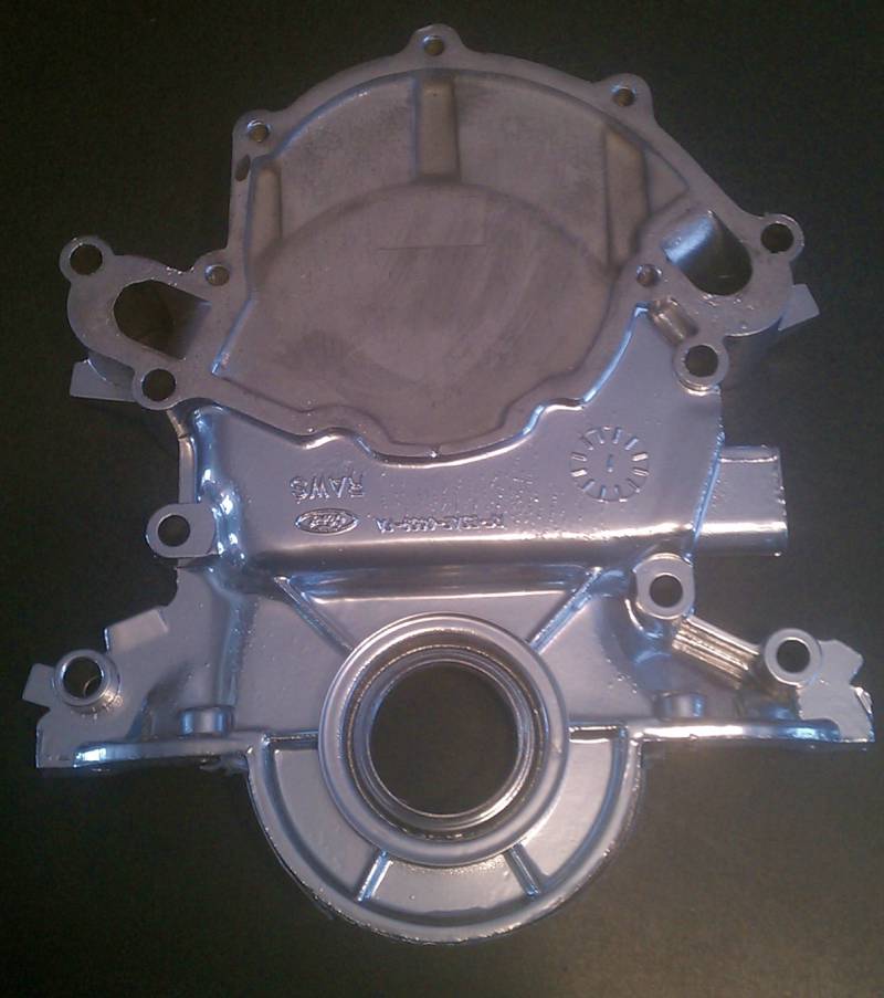 For Sale 8693 Chrome Powder Coated lower intake (OEM) and timing